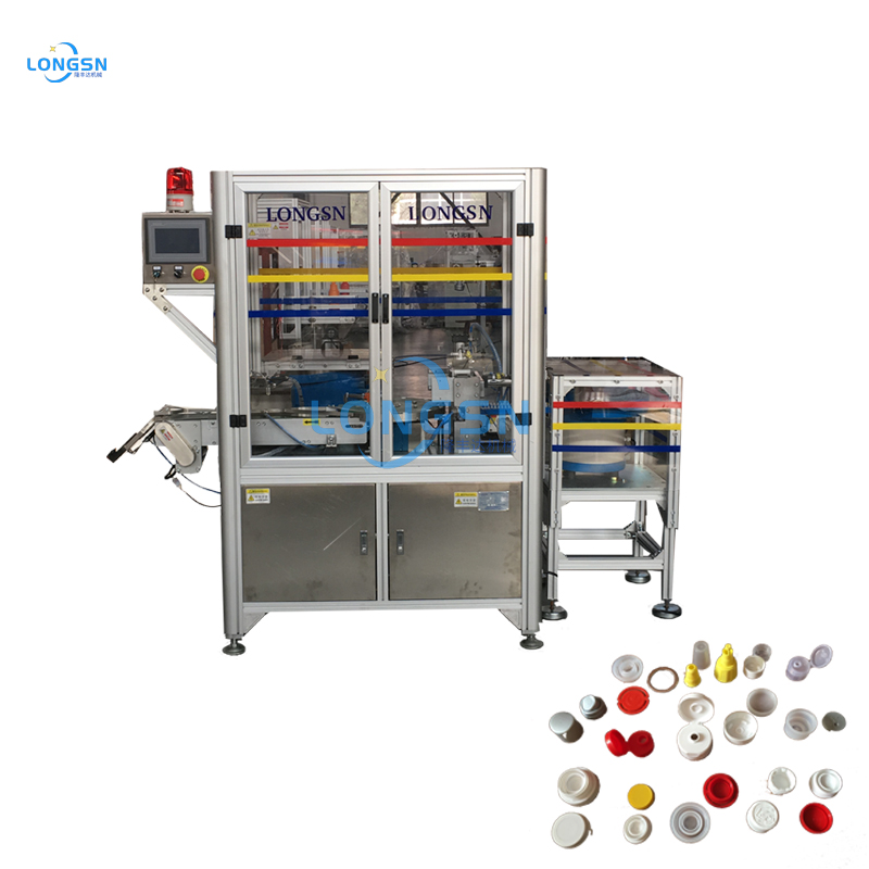 Automatic multi- function plastic push pull cap assembly machine