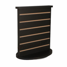 Slatwall Countertop Wooden Display Stand