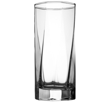 Polygonal household glass cups