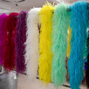 White Feather Ostrich Plume Shawl: A Luxurious Wedding Dress Decoration Accessory