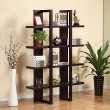 4 Tier Open Display Modern Ladder Bookshelf