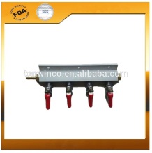 4way gas line manifold splitter check valves home brew beer
