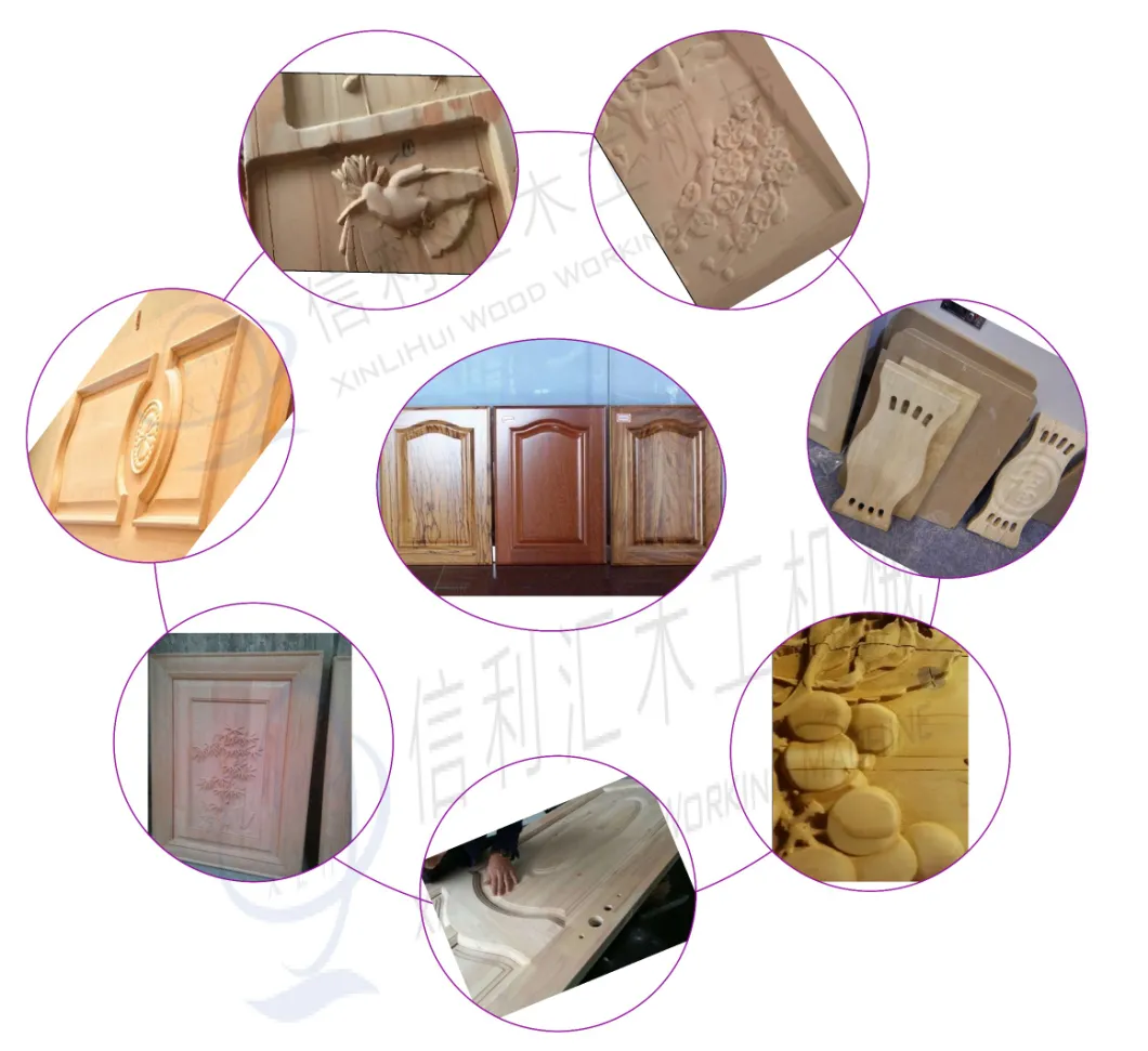 Automatic MDF/ Solidwood Dresser for Doors Rim Polishing Machine Woodworking Machines Sander/ Calibrator Type Griggio Wood Sand Crushing Machine Polisher