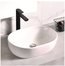 Ceramic White Countertop Basin