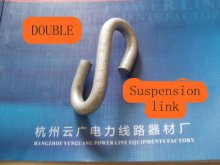double head suspension link/hook/electric powe line fitting/hardware