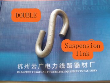 double head suspension link/hook/electric powe line fitting/hardware