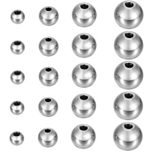 Wholesale Silver High Polished Stainless Steel Bead Findings & Connectors