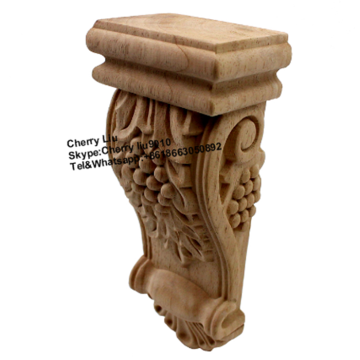 Wooden Carved Animal Corbel for Decorative Purposes