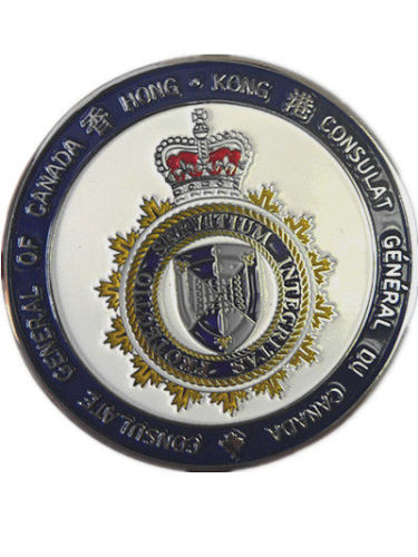 Customed Police Design Zinc Alloy Metal Pin Badges With Filling Colors And Nickel Finish