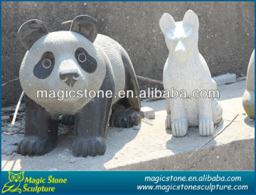 panda stone garden sculptures