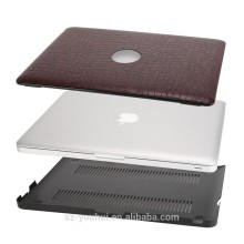 High quality crocodile pattern leather sleeve bag for apple MacBook pro