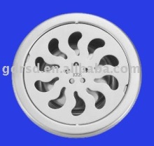 Circular stainless steel floor drains