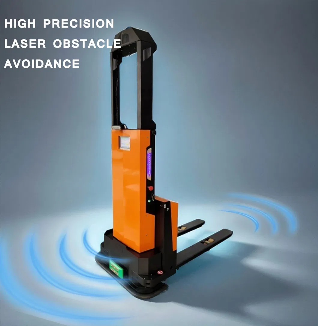 Tzbot 1500kg Load Autonomous Mobile Robot Material Handling Equipment Forklift Agv