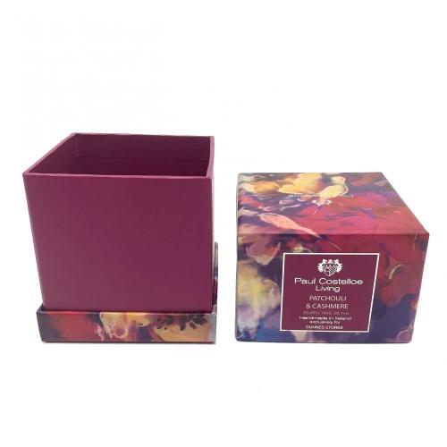 Full Floral Printing Paper Candle Box Scented Candles