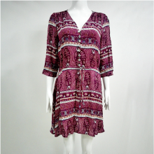 100% Rayon Printed  Fabric Reactive Fabric