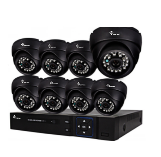 8CH Tak ve Çalıştır CCTV DVR Kiti