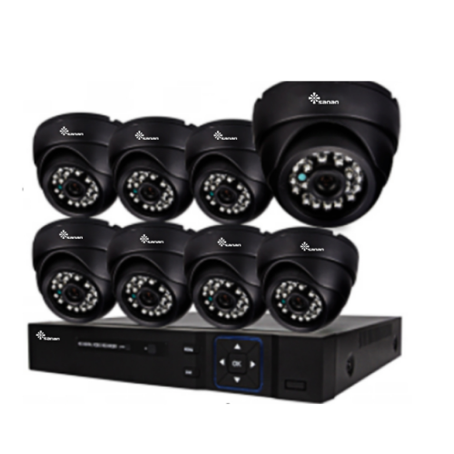 8CH 플러그 앤 플레이 CCTV DVR 키트