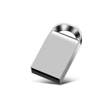 Mini silver music USB flash drive