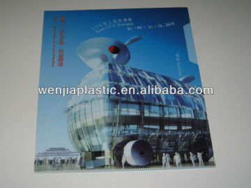 Custom plastic file folder/pp file folder/a4 size file folder