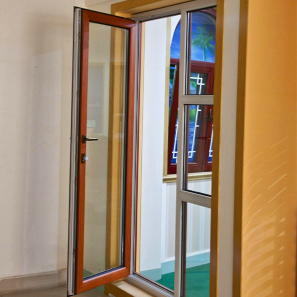 Lowes used exterior hinges door chinese style standard size aluminum alloy single swing door