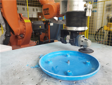 FIberglass grinding deburring finishing process