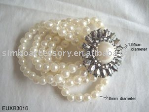 pearls bracelet/beaded bracelet/beads bracelet/pearls weaving bracelet/handmade bracelet/pearls jewelry/ hot new product