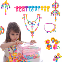 Pop Beads Jewelry Making Kit: DIY Toys for Kids, Toddlers (1-3, 2-4 Years)