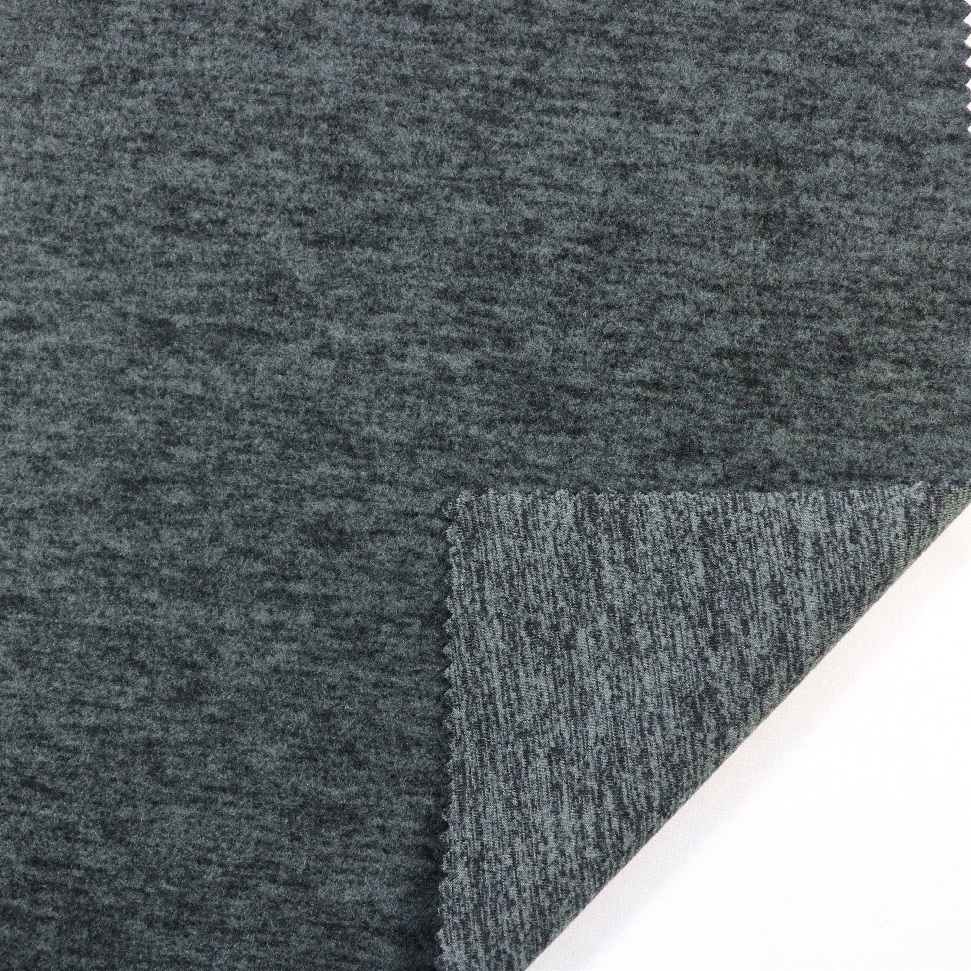 100% Polyester gedrehtes Fleece One Side gebürstete Stoff