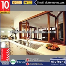 Aluminium Bi-folding Window For Kitchen