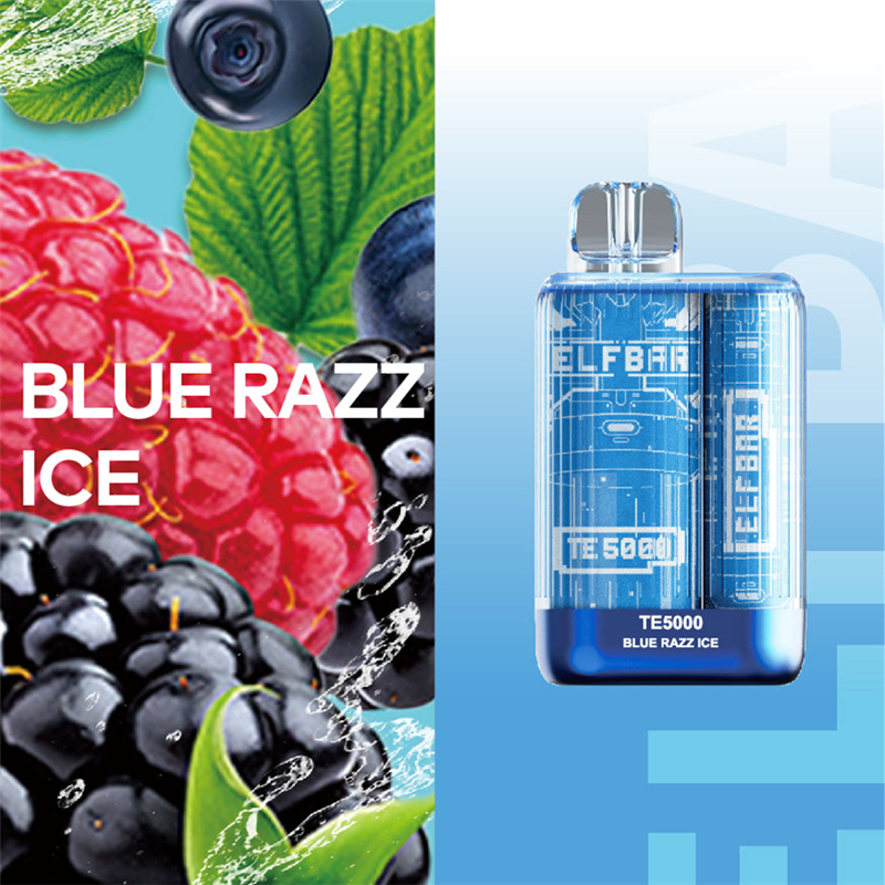 Elf Bar Te5000 Blue Razz Ice