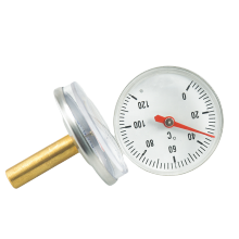 Industrial Hot Water Temperature Gauge - Bimetallic and Valve Thermometers
