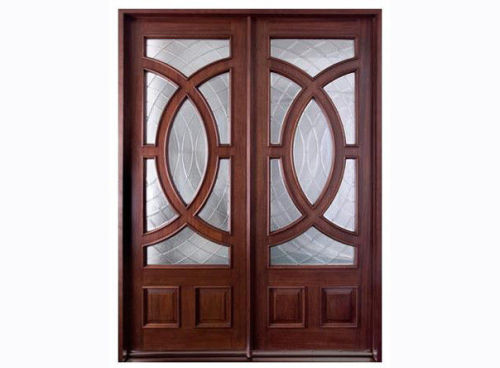 Solid Wood / Mdf Custom Timber Doors For Residential Houses