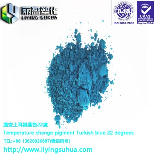 Turkish blue color changing pigment blue purple color changing pigment