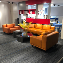 Modern Italian Leather Sofa Set