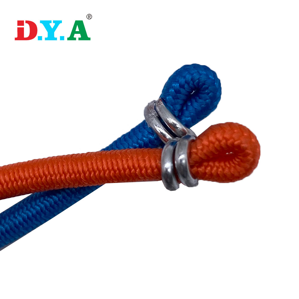 Wholesale high quality bungee cord elastic rope with metal hook