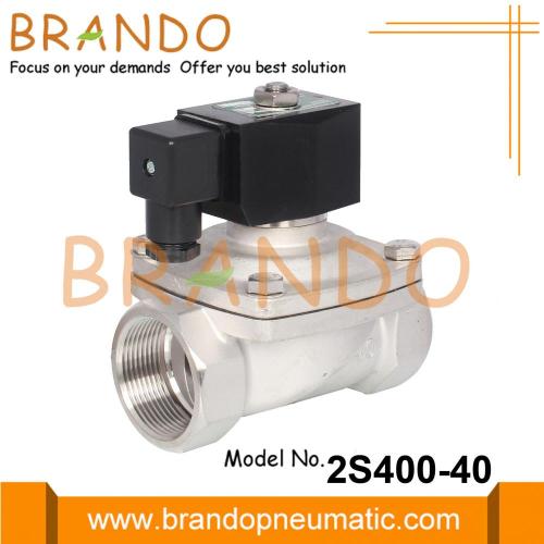 1 1/2&#39;&#39; Paslanmaz Çelik Solenoid Valf Su 220VAC