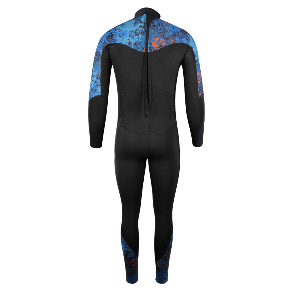 Seaskin Men&#39;s Scuba Diving Back Zip Wetsuit