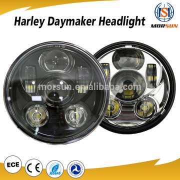 morsun harley accessories harley daymaker 5.75" led headlight black/chrome