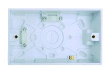 2 GANG 47MM SURFACE SOCKET BOX