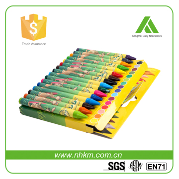 Multicolor Crayon Wax Set Package Kids Art Set Wax Crayon