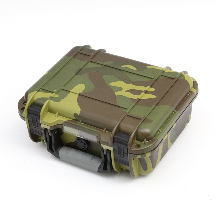 D2812 IP67 Hard Plastic Small Tool Box Waterproof Emergency Carrying  Case With Customized Foam
