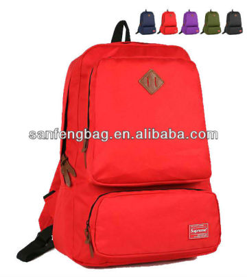 red campus bag