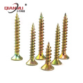 Yellow/white Zinc Countersunk Head Chipboard Screw