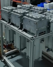 Modular Air Filter for large compressed air flows