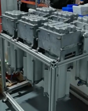 Modular Air Filter for large compressed air flows