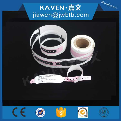 Printable hospital id tag and hospital patient id wristbands with ultra soft material