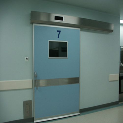 Stainless steel hospital sliding door