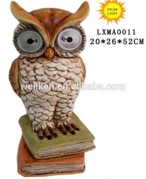 garden solar led lights,solar resin owl lights