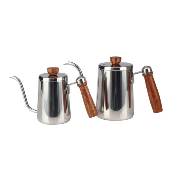 Pour Over Coffee Maker With Wooden Handle