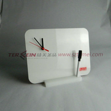 acrylic table clock or decorative table clock